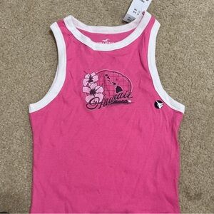 Becahy pink tank top that is perfectly for the summer soft comfortable cute top.